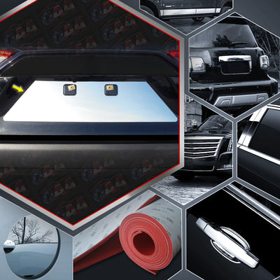 Stainless Steel License Plate Bezel<br>19-23 Toyota Rav4