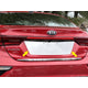 1Pc Stainless License Plate Bezel <br>19-24 Kia Forte