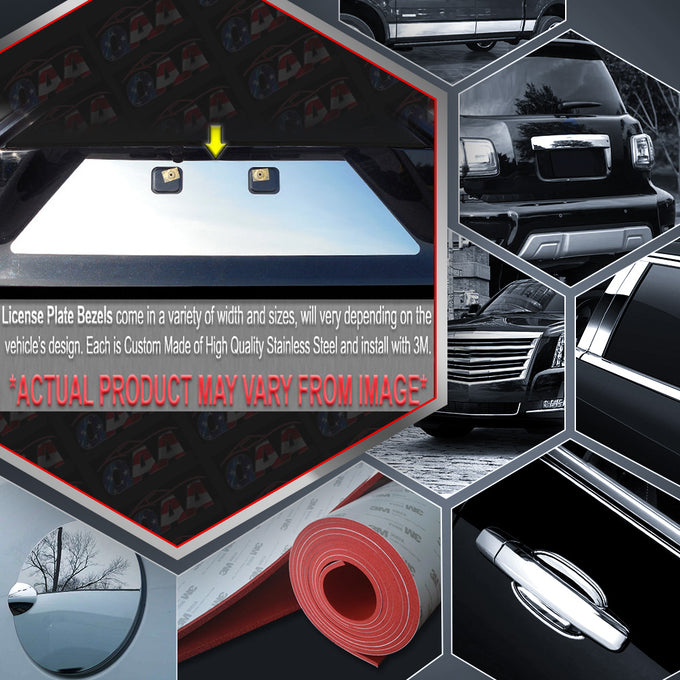 Stainless Steel License Plate Bezel<br>04-09 Cadillac XLR