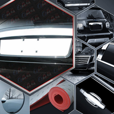 Stainless Steel License Plate Bezel<br>07-14 Ford Edge