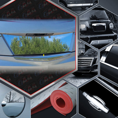Stainless Steel License Plate Bezel<br>13-18 Cadillac ATS