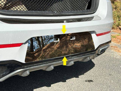1Pc Stainless License Plate Bezel <br>21-24 Kia K5
