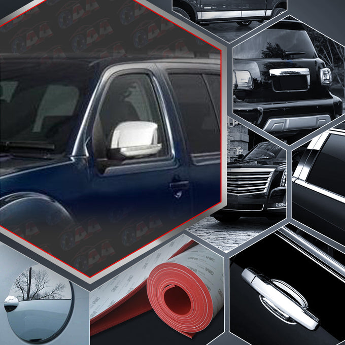 2pcs Chrome ABS Plastic Mirror Cover<br>05-21 Nissan Frontier, 05-11 Pathfinder