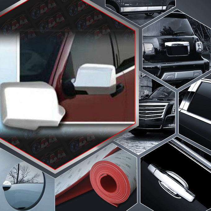 2pcs Chrome ABS Plastic Mirror Cover<br>06-12 Ford Ranger