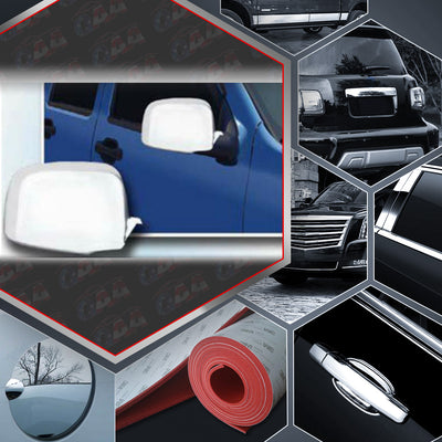 2pcs Chrome ABS Plastic Mirror Cover<br>04-12 Chevy Colorado