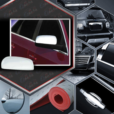2pcs Chrome ABS Plastic Mirror Cover<br>05-07 Ford Five Hundred