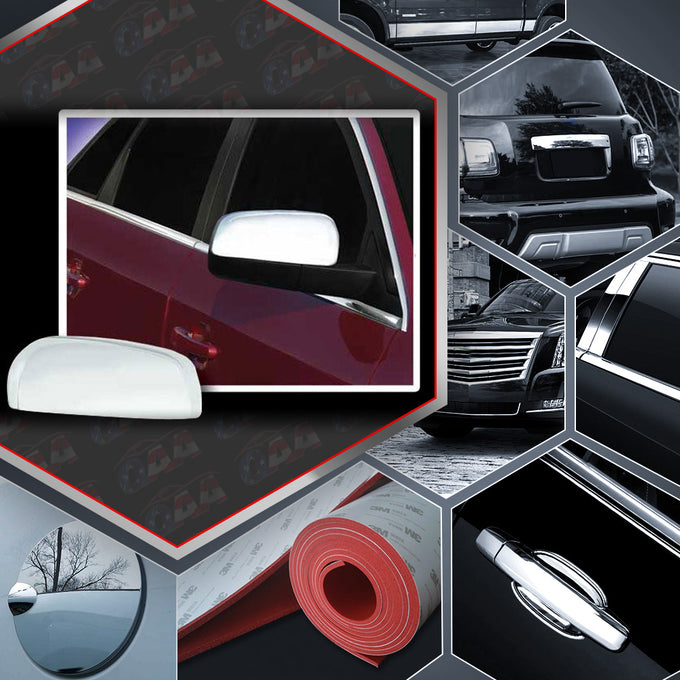2pcs Chrome ABS Plastic Mirror Cover<br>05-07 Ford Five Hundred