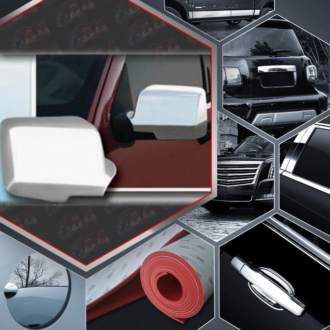 2pcs Chrome ABS Plastic Mirror Cover<br>06-08 Ford Explorer