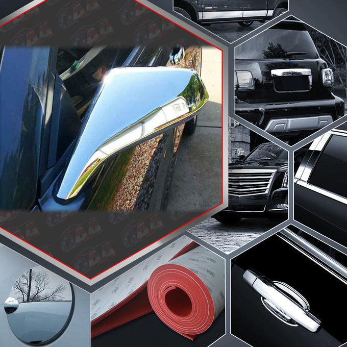 2 pcs Chrome ABS Plastic Mirror Cover<br>10-13 Chevy Camaro Coupe Convertible
