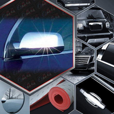 2pcs Chrome ABS Plastic Mirror Cover<br>10-17 Chevy Equinox