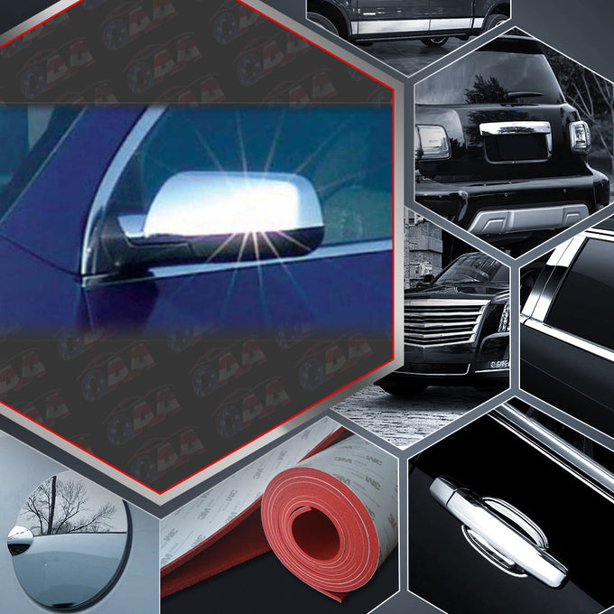 2pcs Chrome ABS Plastic Mirror Cover Set<br>10-17 Chevy Equinox