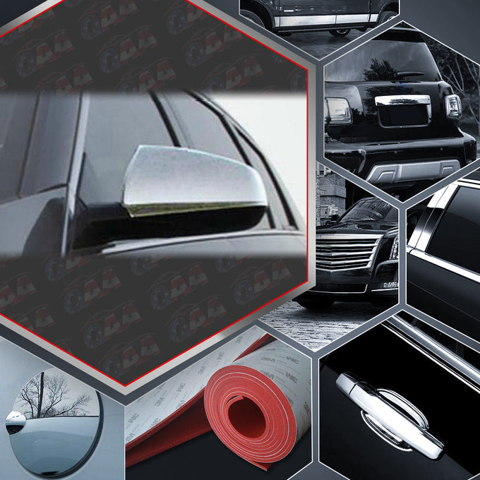 2pcs Chrome ABS Plastic Mirror Cover Set<br>10-16 Cadillac SRX