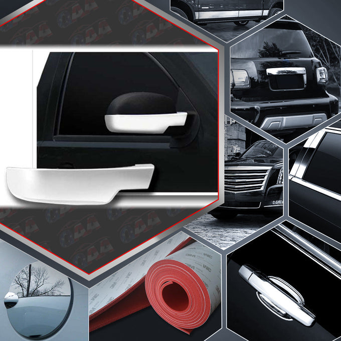 2pcs Chrome ABS Plastic Mirror Cover Set<br>18-21 Chevy Traverse