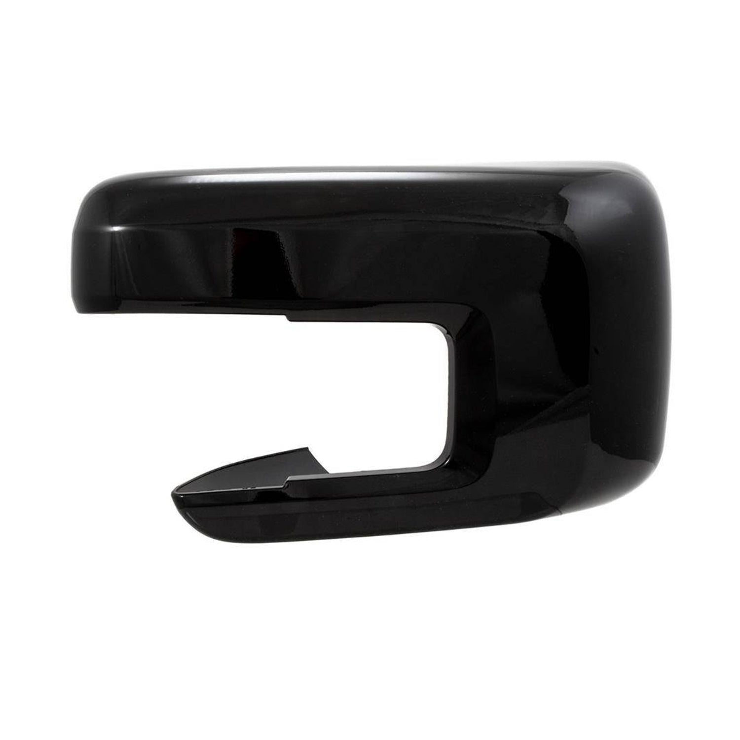 2Pc Gloss Black ABS plastic Mirror Cover <br>21-24 Ford F-150