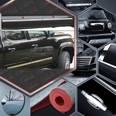 4pcs Stainless Steel Body Molding Insert Trim<br>16-23 Toyota Tacoma