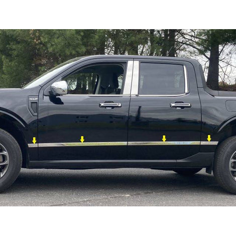 8Pc Stainless Steel Molding Insert <br>22-24 Ford Maverick