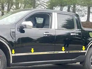 8Pc Stainless Steel Molding Insert <br>22-24 Ford Maverick w/WQ