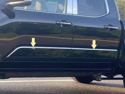 4Pc Stainless Steel Molding Insert <br>2024 Toyota Tacoma
