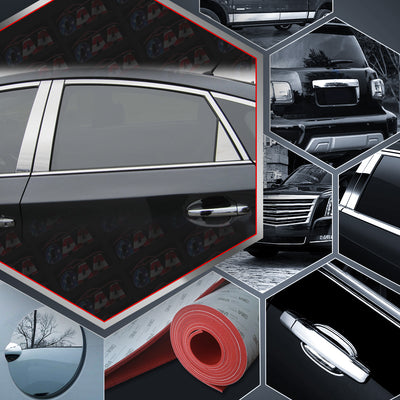6pcs Stainless Steel Pillar Post Trim<br>10-15 Toyota Prius