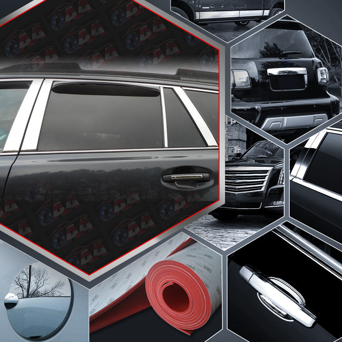 8pcs Stainless Steel Pillar Post Trim<br>10-14 Subaru Outback