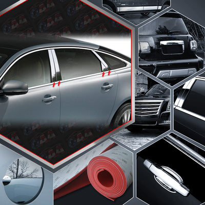 8pcs Stainless Steel Pillar Post Trim<br>10-19 Jaguar XJ
