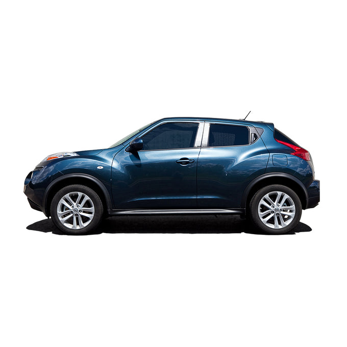 4pcs Stainless Steel Pillar Post Trim<BR>11-17 Nissan Juke