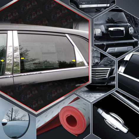 6pcs Stainless Steel Pillar Post Trim<br>11-15 Kia Sorento