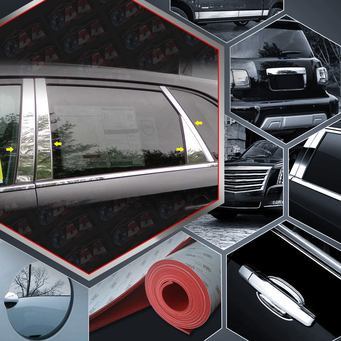 8pcs Stainless Steel Pillar Post Trim<br>11-15 Kia Sorento