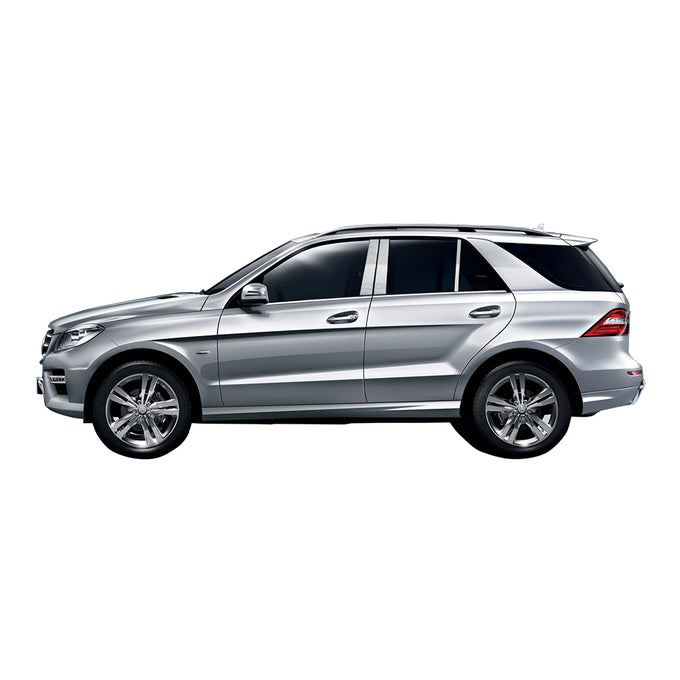 6pcs Stainless Steel Pillar Post Trim<br>16-19 Mercedes GLE-Class, 12-15 ML-Class