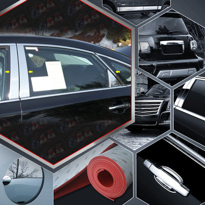 6pcs Stainless Steel Pillar Post Trim<br>13-18 Toyota Avalon