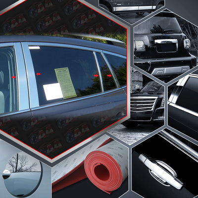 8pcs Stainless Steel Pillar Post Trim<br>13-18 Toyota Rav4