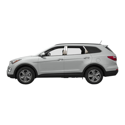 6pcs Stainless Steel Pillar Post Trim<br>13-18 Hyundai Santa Fe