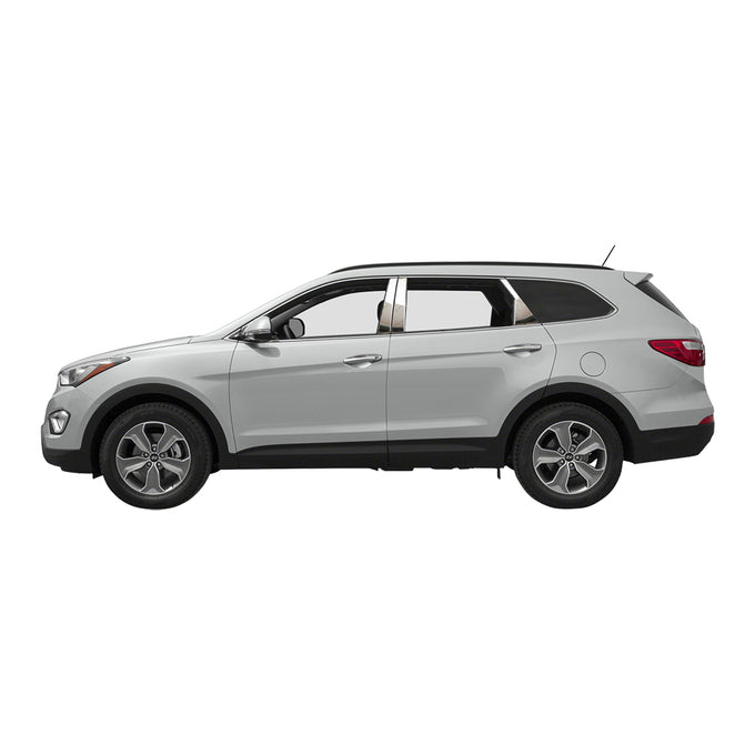 6pcs Stainless Steel Pillar Post Trim<br>13-18 Hyundai Santa Fe