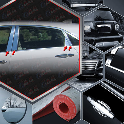 8pcs Stainless Steel Pillar Post Trim<br>13-17 Hyundai Elantra GT