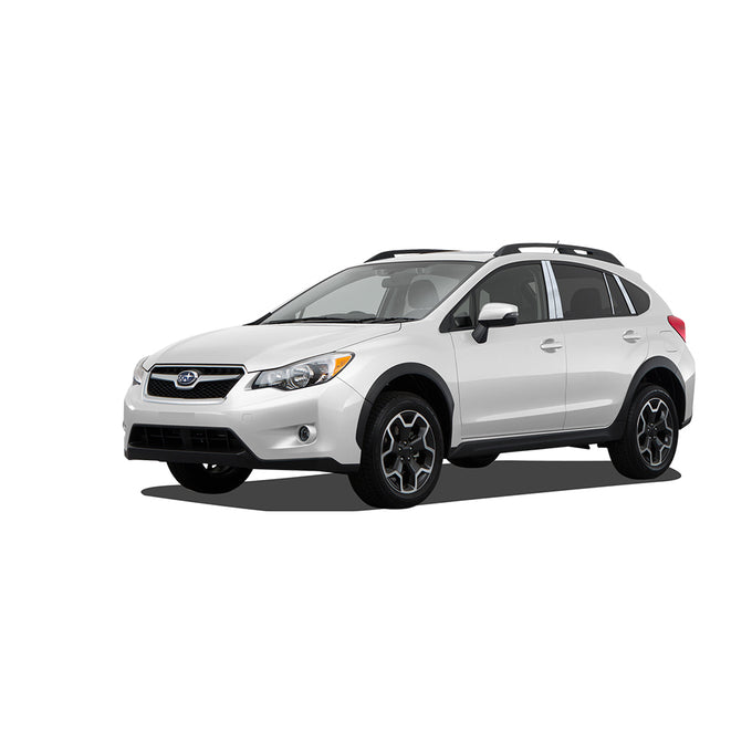 6pcs Stainless Steel Pillar Post Trim<br>13-15 Subaru XV Crosstrek, 16-23 Crosstrek