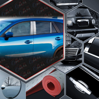 6pcs Stainless Steel Pillar Post Trim<br>13-16 Mazda CX-5