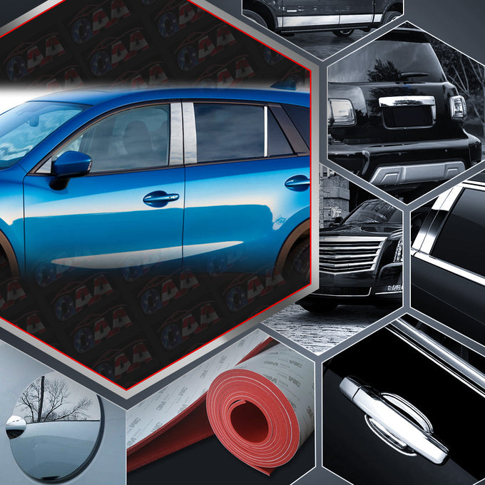 8pcs Stainless Steel Pillar Post Trim<br>13-16 Mazda CX-5