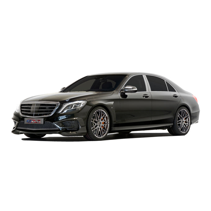 4pcs Stainless Steel Pillar Post Trim<br>14-20 Mercedes S-Class