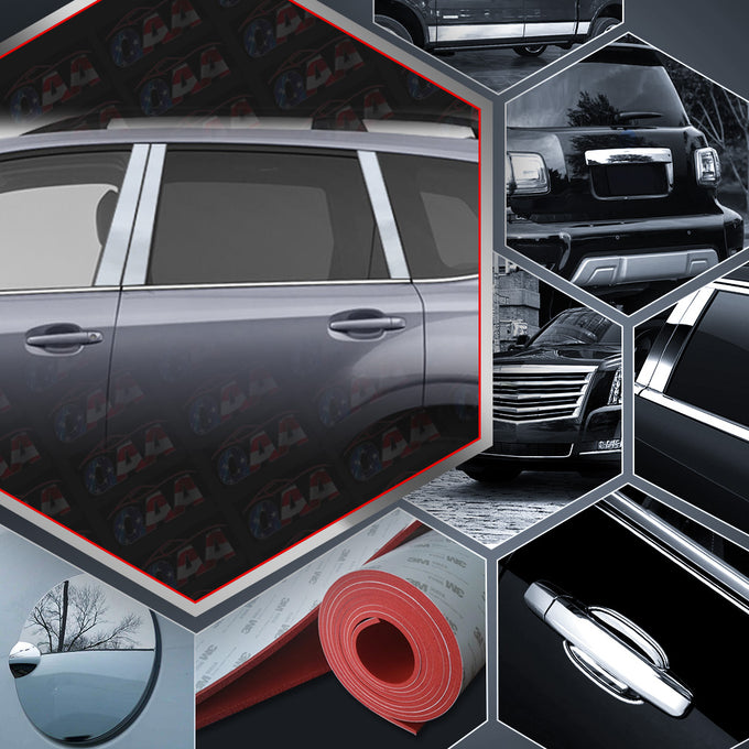 6pcs Stainless Steel Pillar Post Trim<br>14-18 Subaru Forester