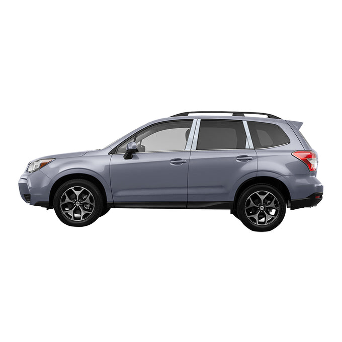 8pcs Stainless Steel Pillar Post Trim<br>14-18 Subaru Forester