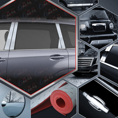 8pcs Stainless Steel Pillar Post Trim<br>14-18 Subaru Forester