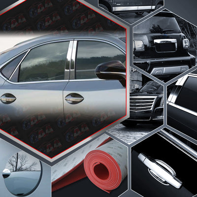 6pcs Stainless Steel Pillar Post Trim<br>15-21 Lexus NX