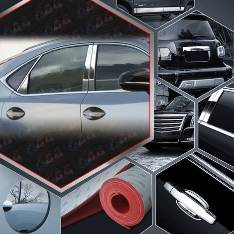 8pcs Stainless Steel Pillar Post Trim<br>15-21 Lexus NX