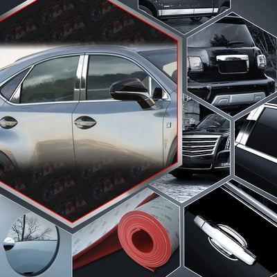 12pcs Stainless Steel Pillar Post Trim<br>15-21 Lexus NX