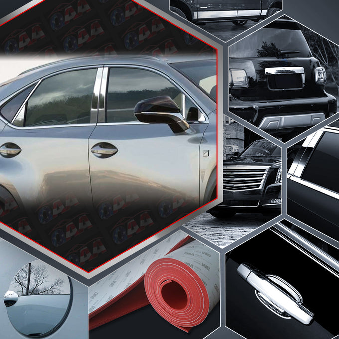 12pcs Stainless Steel Pillar Post Trim<br>15-21 Lexus NX
