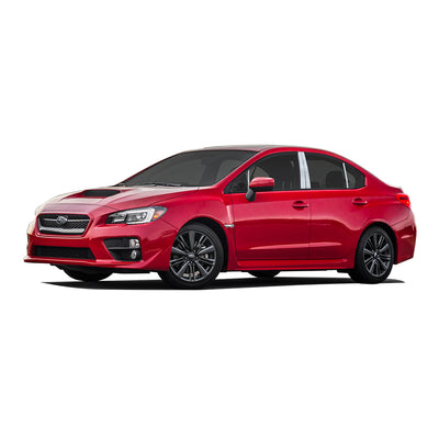 6pcs Stainless Steel Pillar Post Trim<br>15-21 Subaru WRX Sedan