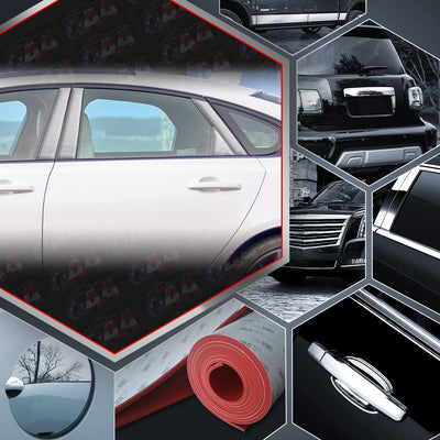 8pcs Stainless Steel Pillar Post Trim<br>16-23 Jaguar XF