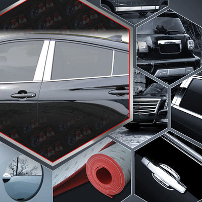 6pcs Stainless Steel Pillar Post Trim<br>16-22 Toyota Prius