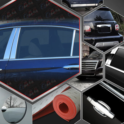 6pcs Stainless Steel Pillar Post Trim<br>16-17 Honda Accord Sedan