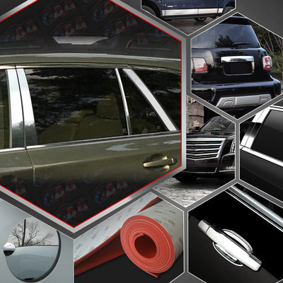 8pcs Stainless Steel Pillar Post Trim<br>15-19 Subaru Outback